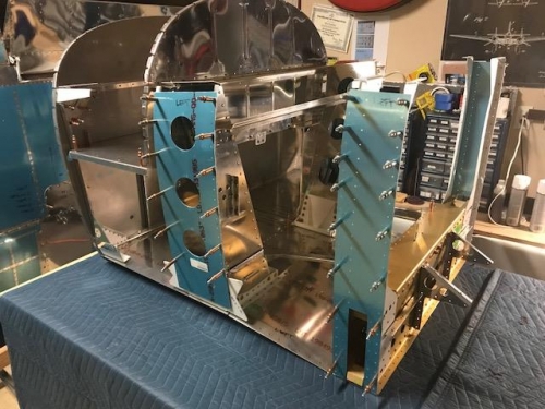 Left Bulkhead and gear box enclosures