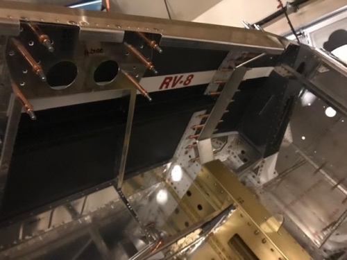 Left siderail.  upper seat bracket and bulkhead cap