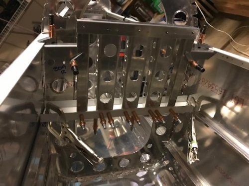 Rear ski rack bracket