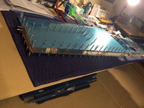 Looking at the aft view of the left side