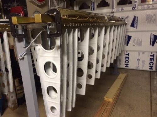 Main spar and wing ribs