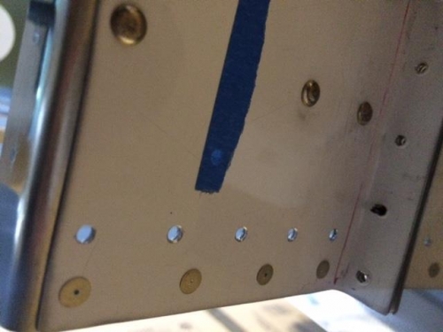 Aft rib counter sunk to rear spar