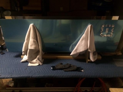 leading edge cradle with left skin and access door