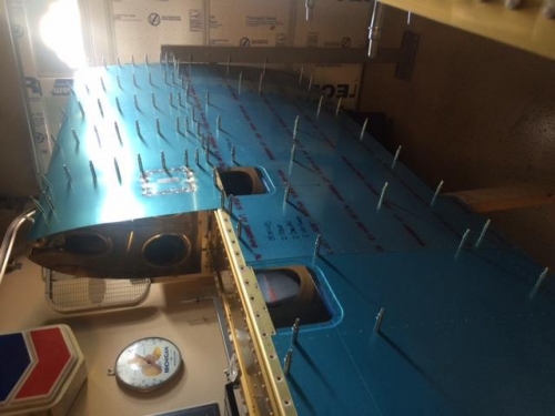 Left wing leading edge