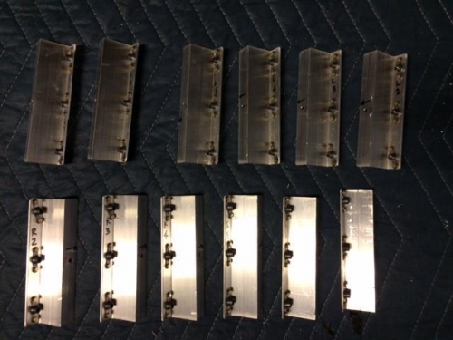 tank brackets w/ nutplates