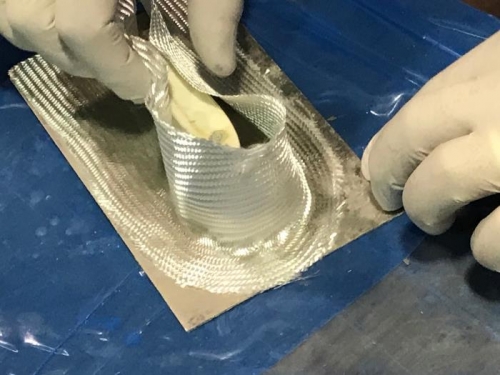 Lay up for fairing mold