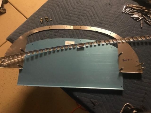 notched piece with left and right instrument panel