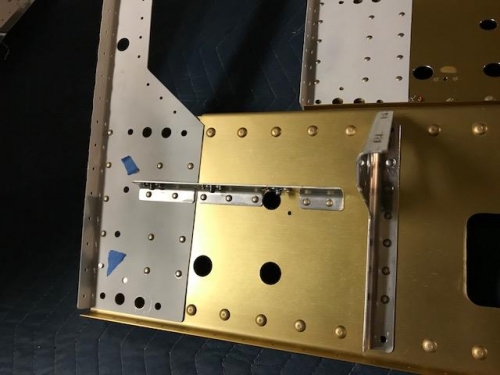 Rivet plate on aft bulkhead