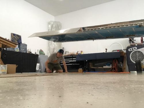 Measuring off of plumb lines