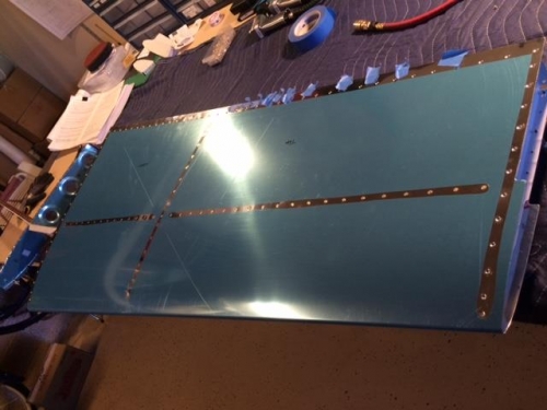 Left side of horz. stabilizer