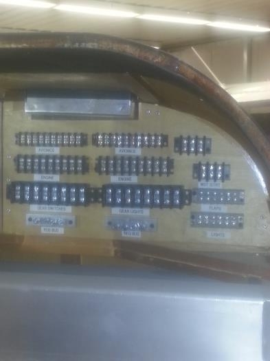 close up of wiring panel