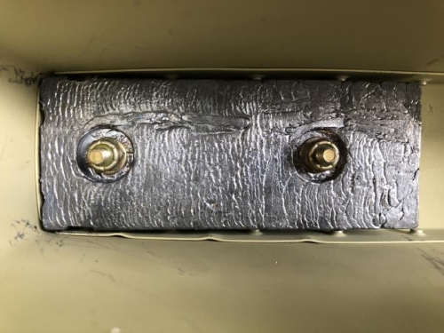 Counterweight installed