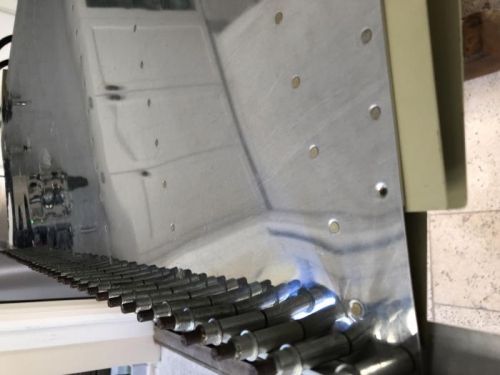 Skins riveted in place