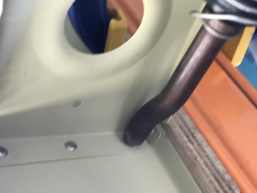 Offset wiht rivet gun