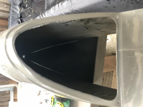 Dremel used to sand closer to outline