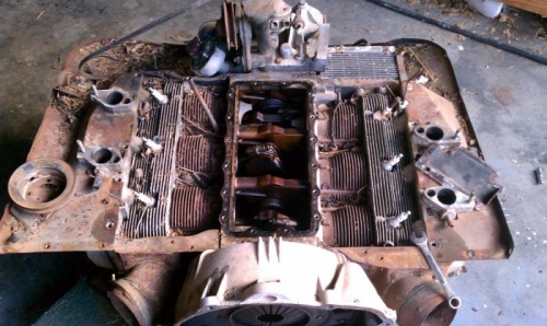 Top off to expose the crank (front)