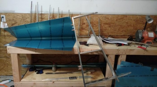 Skeleton and one-piece skin