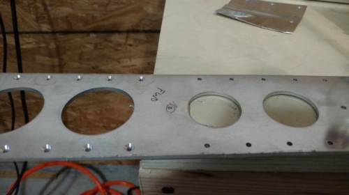 Counter-sunk holes on stiffener