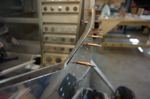 Final alignment of frame