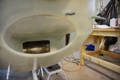 Heat exchanger visible on right