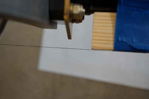 Checking axle alignment