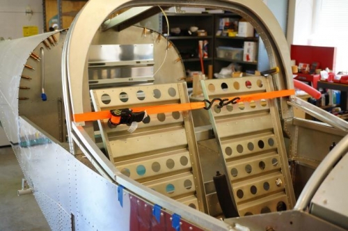 bending canopy frame to shape