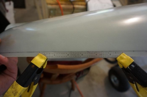 Marking scribe lines with Sharpie