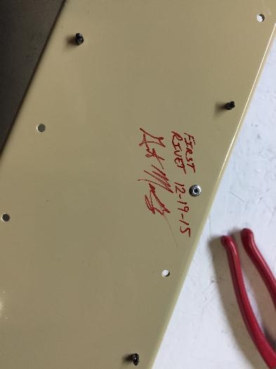 First rivet pulled!!!