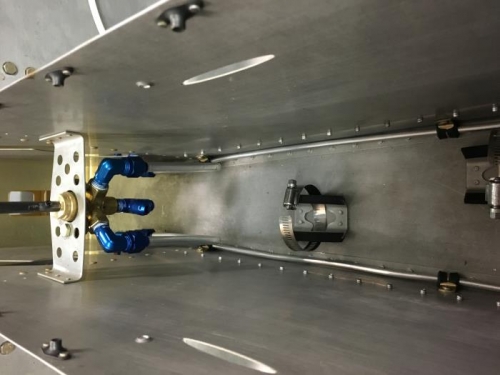 Fuel Lines Down Tunnel