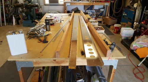 Verticle stabilizer disassembled