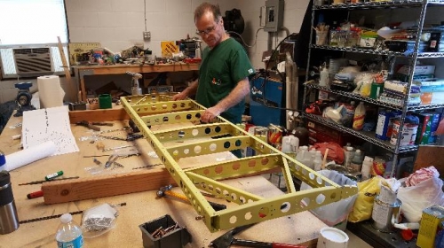 Right horizontal ready for covering