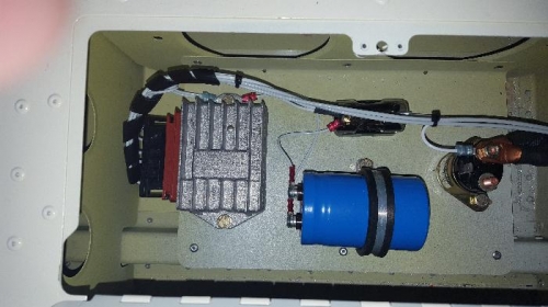 Left electronics bay