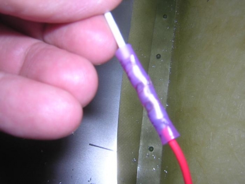 Typical wire connection