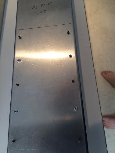 Every other hole Cleco