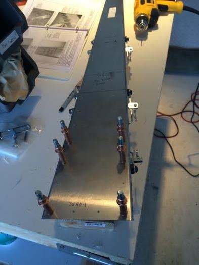 Drilling the Doublers to the Spar