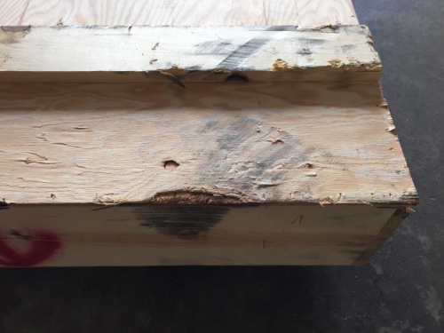 Somebody stepped on it