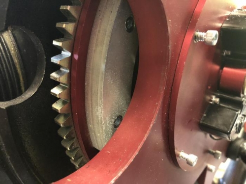 Contact with reversed starter mount