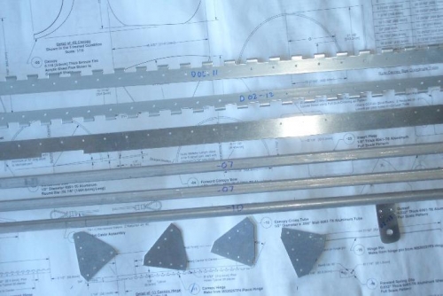 Hinges, tubing and gussets