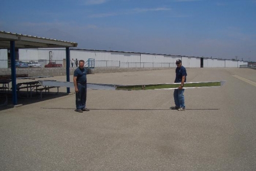 Russ & me jholding his spars