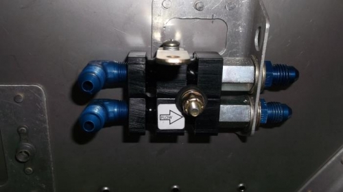Installed park brake valve
