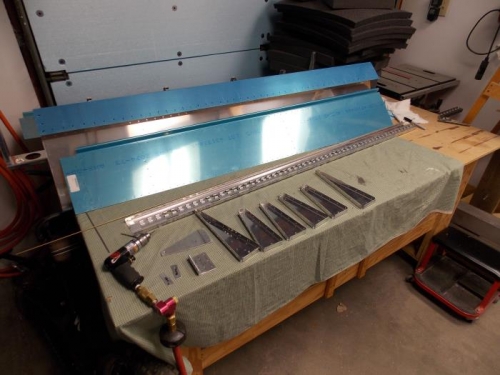 Left Flap Parts Drilled