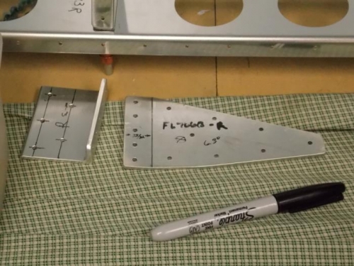 Drilled Right Flap Actuation Brackets