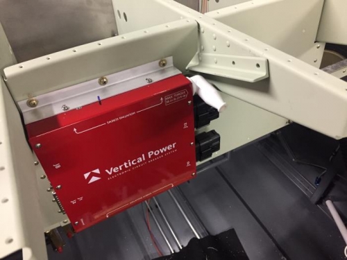 The only real option for mounting the VP-X on the sub-panel