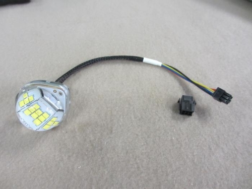 Tail nav/strobe light fitted with wire sheath and molex plug