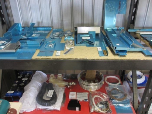 Some of the small aluminium parts, and other various bits and pieces