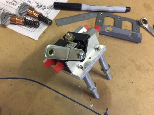 My prototype park brake bracket
