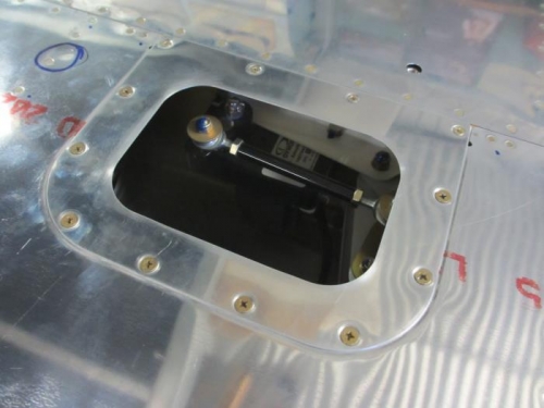 This is the inspection cover that will have a perspex insert so I can see the aileron bellcrank