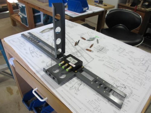 My completed ADAHRS bracket assembled, ready for fitting into the fuselage