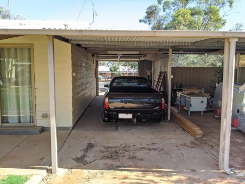 When finished, I need to get my plane through this carport