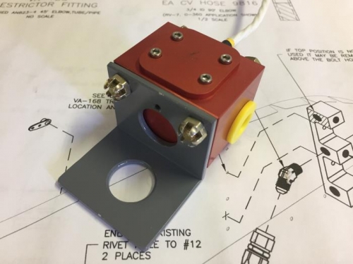 Red Cube mounting bracket now complete